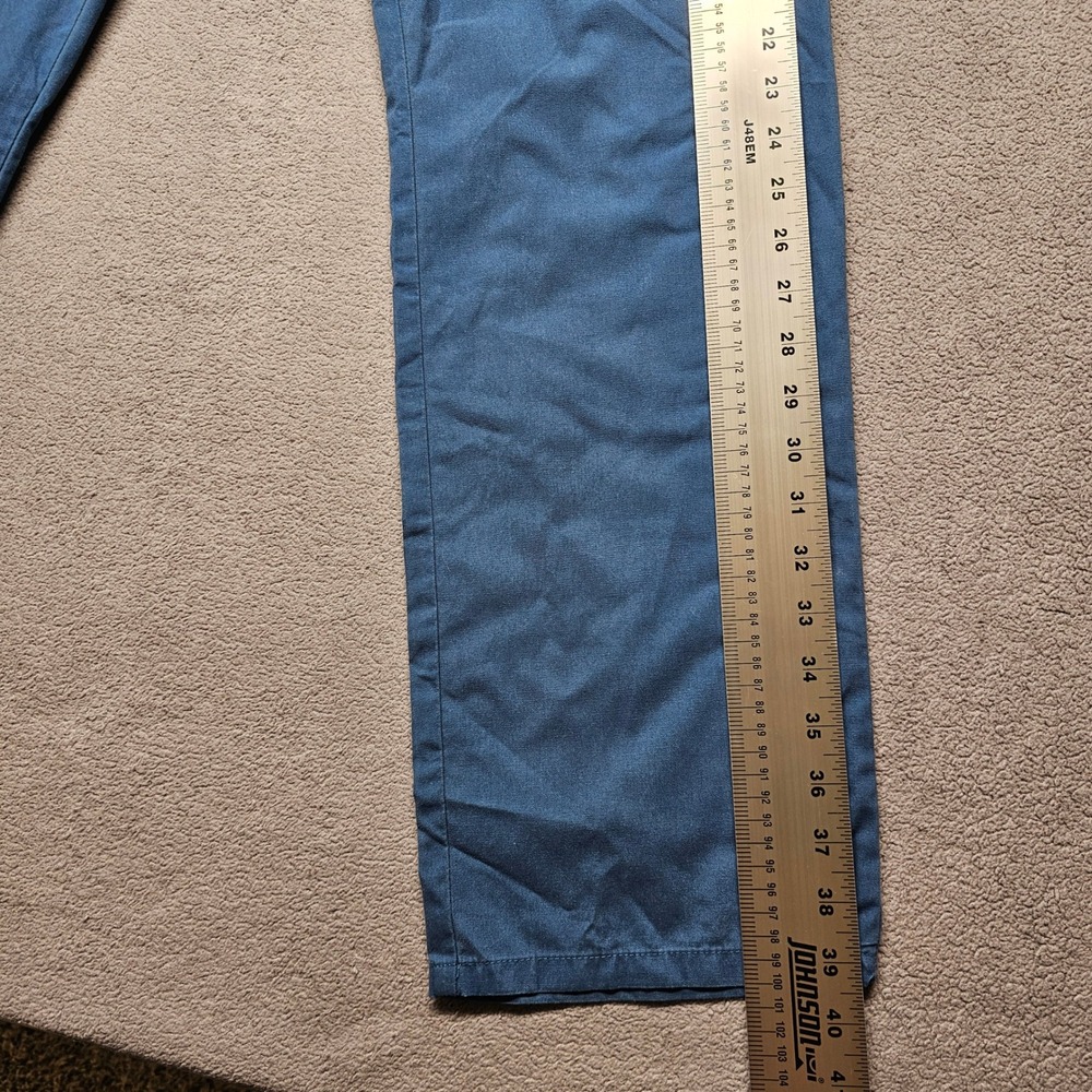 Dickies Blue Cargo Scrub Pants Elastic Waist Medical Workwear‎ Uniform One Size - Picture 2 of 10